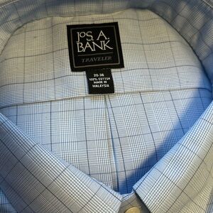 Baby blue,  white buttons, size 20-36